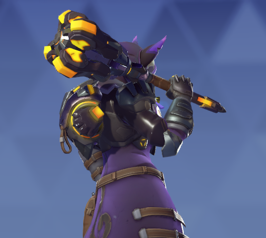 A screenshot of Brigitte from Overwatch, wearing her new skin from 2026 Season 5, 