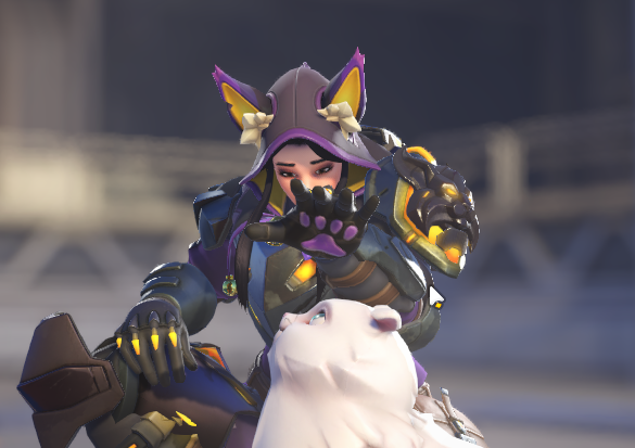 A screenshot of Brigitte from Overwatch, wearing her new skin from 2026 Season 5, 