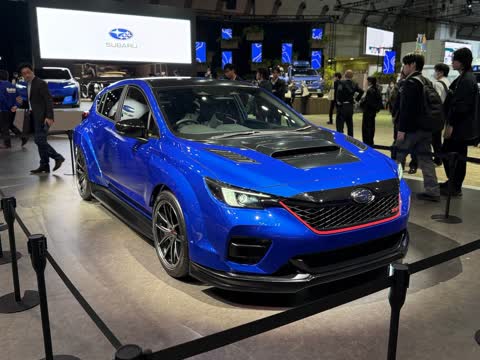 A photo of the STI Performance-B concept car.
